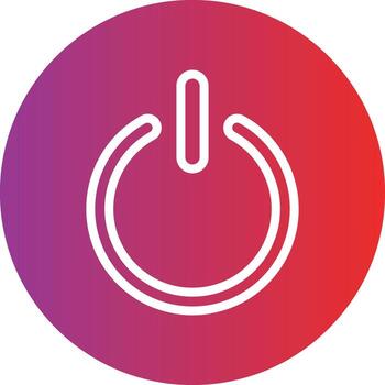 Power Button Icon Style vector