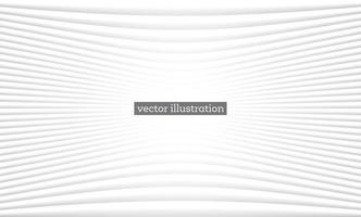 White Geometric Background with Lines. vector