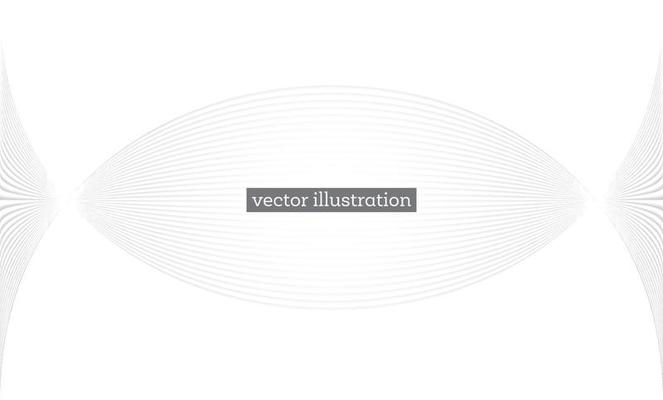 White Geometric Background with Lines.