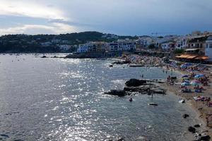 Costa brava in summer, sun, sea and lots of light photo