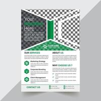 Corporate Flyer Design Template vector