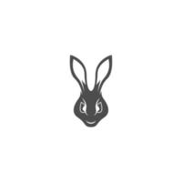 Rabbit icon logo design illustration vector