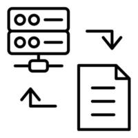 File Backup Icon Style vector