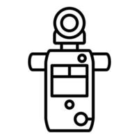 Camera Meter Icon Style vector