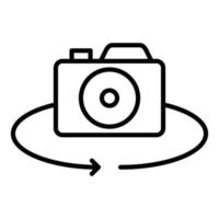 Front Camera Icon Style vector