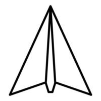Paper Plane Icon Style vector