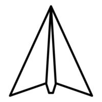 Paper Plane Icon Style vector