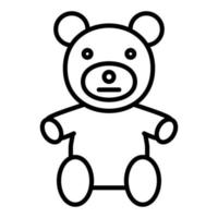 Teddy Icon Style vector