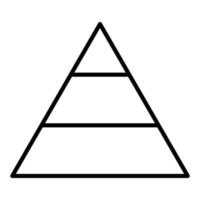 Pyramid Icon Style vector