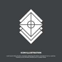 Arrange. design. layers. stack. layer Icon. glyph vector symbol for UI and UX. website or mobile application