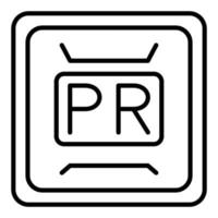 Premiere Icon Style vector