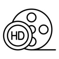 HD Film Icon Style vector