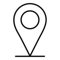 Current Location Icon Style vector