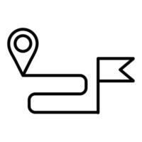 Point Destination Icon Style vector