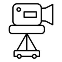 Camera Tripod Icon Style vector