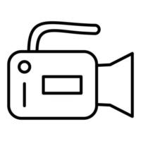 Video Camera Icon Style vector