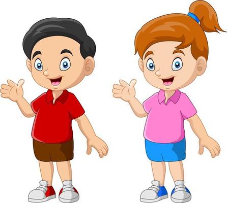 Boy And Girl Clipart Vector Art, Icons, and Graphics for Free Download