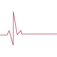 cardiogram heartbeat pulse medical health heart line vector