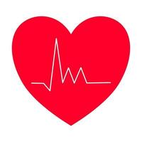 cardiogram heartbeat pulse medical health heart line vector