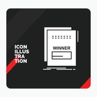 Red and Black Creative presentation Background for fraud. link. maleficient. malicious. script Glyph Icon vector