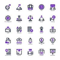 Business icon pack for your website, mobile, presentation, and logo design. Business icon mixed line and solid design. Vector graphics illustration and editable stroke.