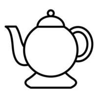 Tea Pot Icon Style vector