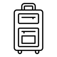 Luggage Icon Style vector