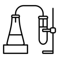 Chemical Experiment Icon Style vector