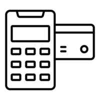 Card Machine Icon Style vector