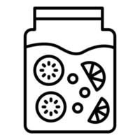 Infusion Drink Icon Style vector