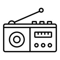 Radio Icon Style vector