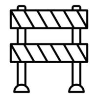 Traffic Barrier Icon Style vector
