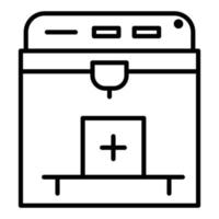 3D Printer Icon Style vector