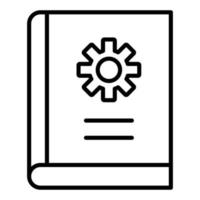 Engineer Notebook Icon Style vector