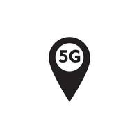 plantilla de vector de signo de logotipo 5g