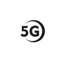 plantilla de vector de signo de logotipo 5g