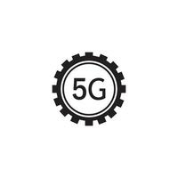 5g logo sign vector template