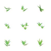 aloe vera logo vector