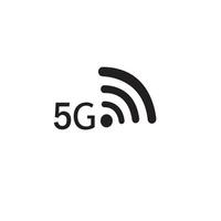 plantilla de vector de signo de logotipo 5g