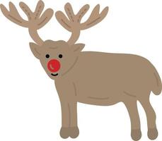 Christmas Elk. Garlands, flags, labels, bubbles, ribbons and stickers. Collection of Merry Christmas decorative icons vector