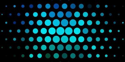 Dark BLUE vector texture with circles.