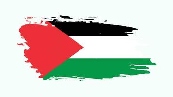 New colorful texture Palestine flag vector