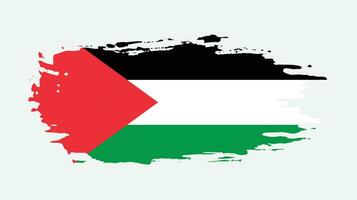 vector de bandera de textura palestina profesional