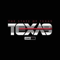 Texas illustration typography. perfect for t shirt design vector
