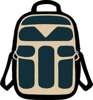 School Backpack Illustration vector