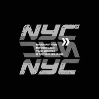 New york illustration typography. perfect for t shirt design vector