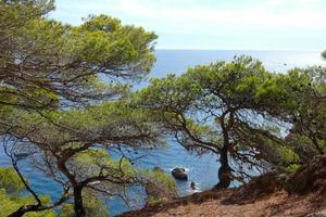 Views of the Costa Brava on the Mediterranean Sea, Catalonia, Spain photo