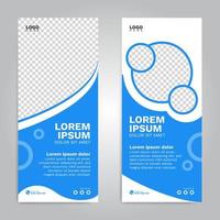 simple set of modern vertical banners vector