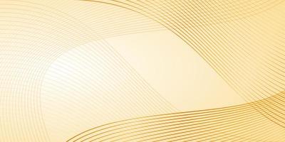 elegant abstract background with thin lines and golden gradient vector