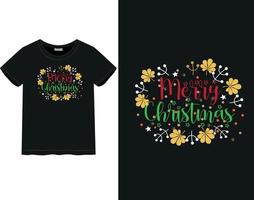 Merry Christmas Day t-shirt vector